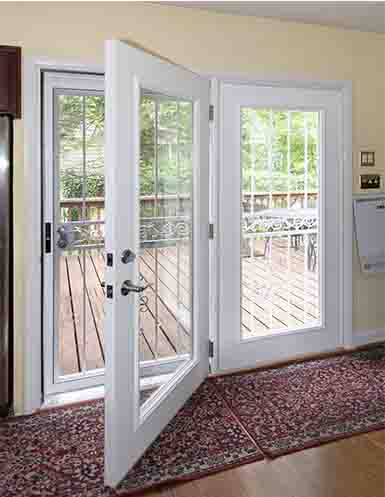 Centered Hinge Patio Doors Door, Types Of Patio Doors With Screens