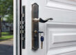 handle and lock key for security storm door
