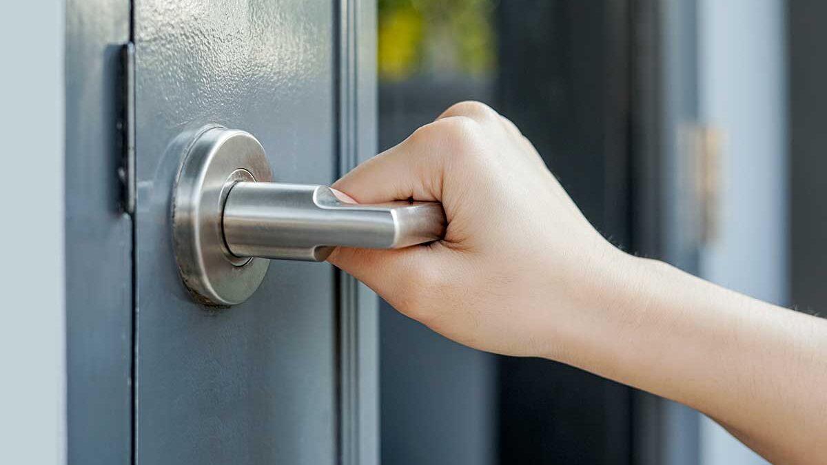 an example of a steel entry door
