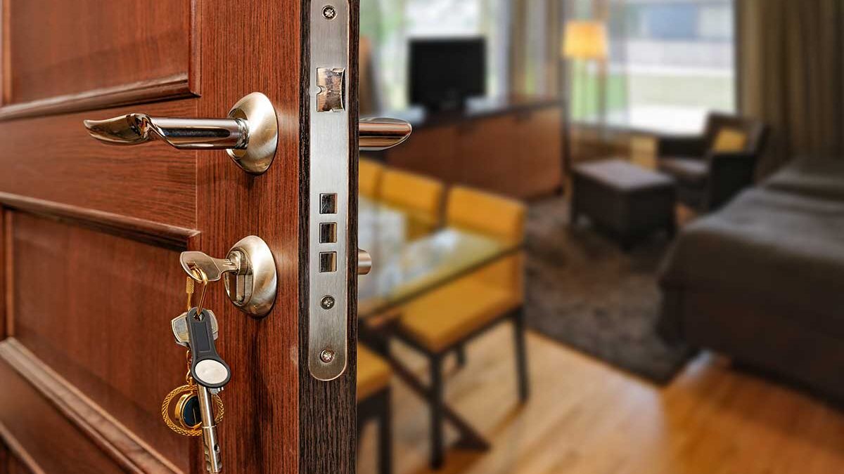 an example of door security for your home