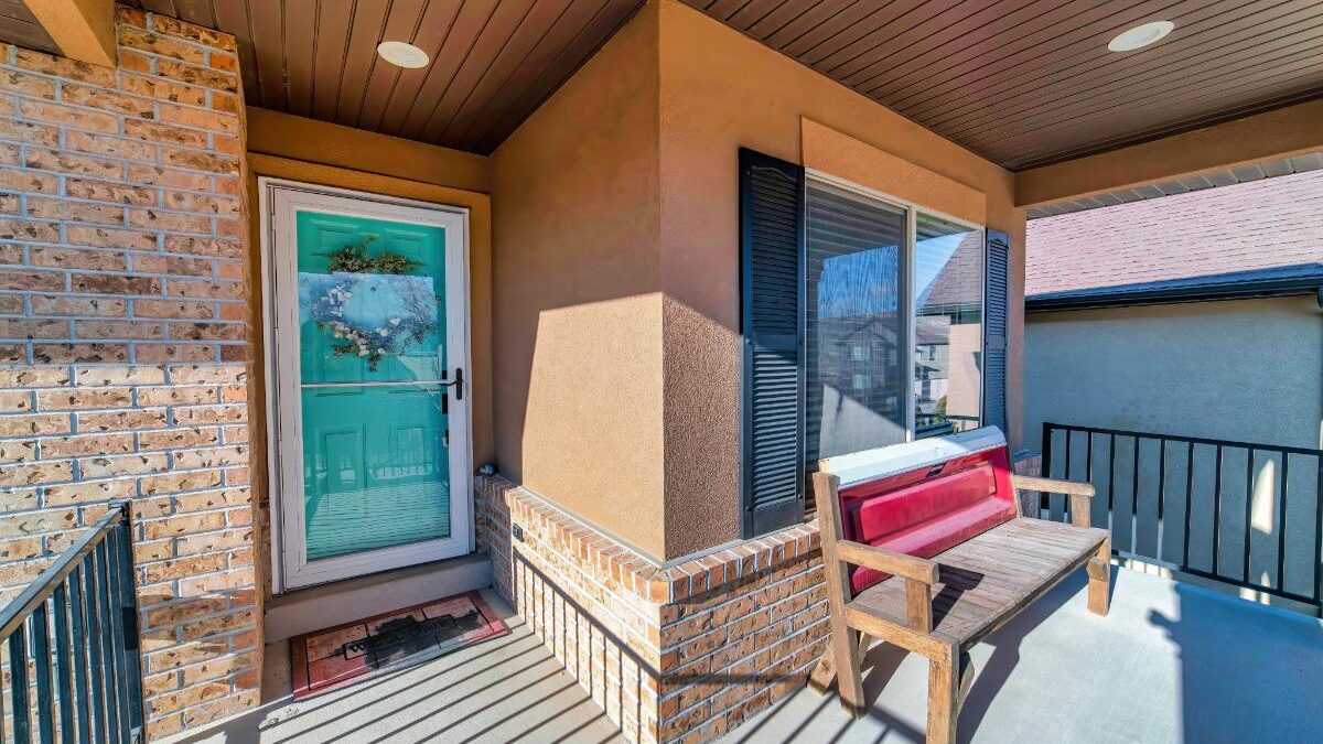 The Practicality of Storm Doors example of storm door installation