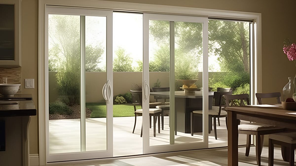 interior image of energy efficient patio doors