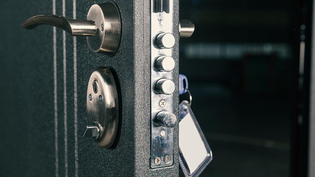 a picture of one of our security door options