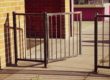 Security gates at a person's home.