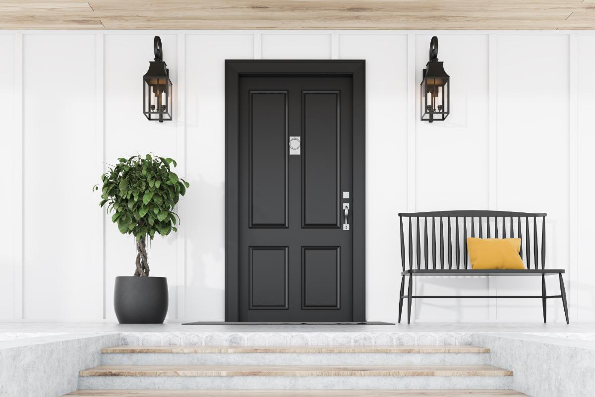 3 Benefits of Remodeling Your Existing Front Door a picture of a front door of someone who has to remodel existing front door