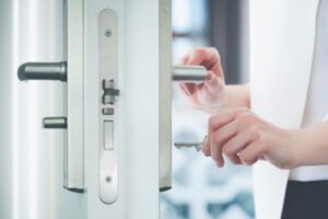 a very safe door gets installed during security door installation