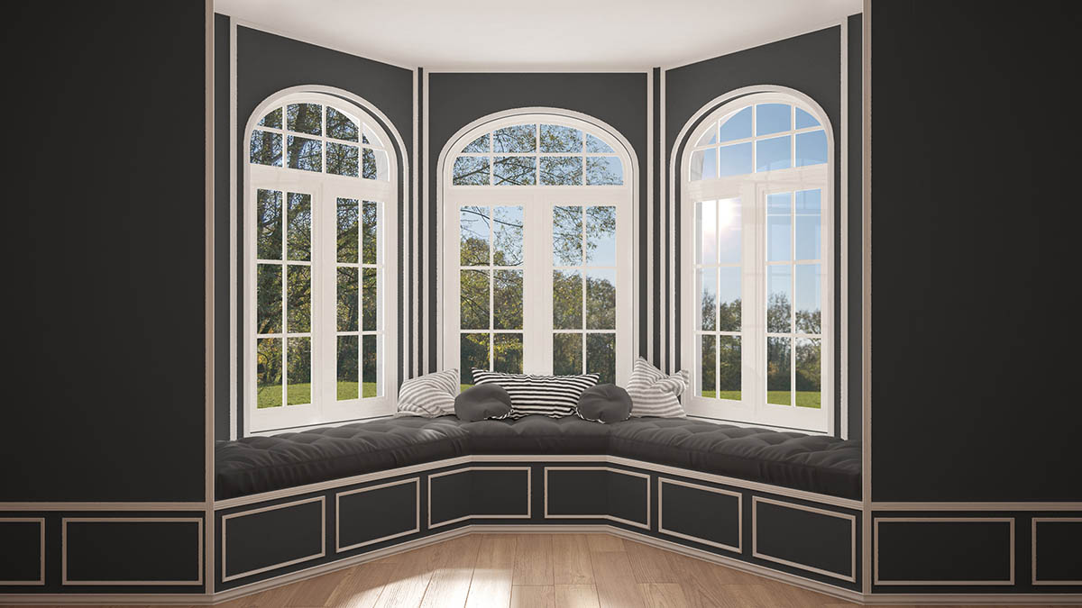 5 Bay Window Decor Ideas for Your Home interior view of a bay window with a seat