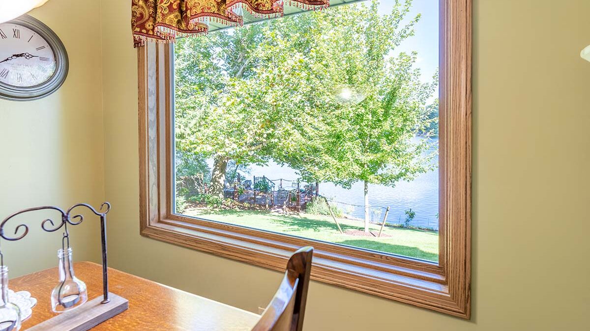 newly installed vinyl replacement windows