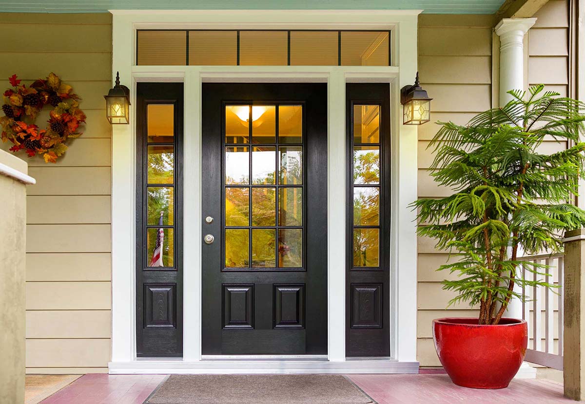 How Tall Is Your Average Door Frame newly installed front exterior door