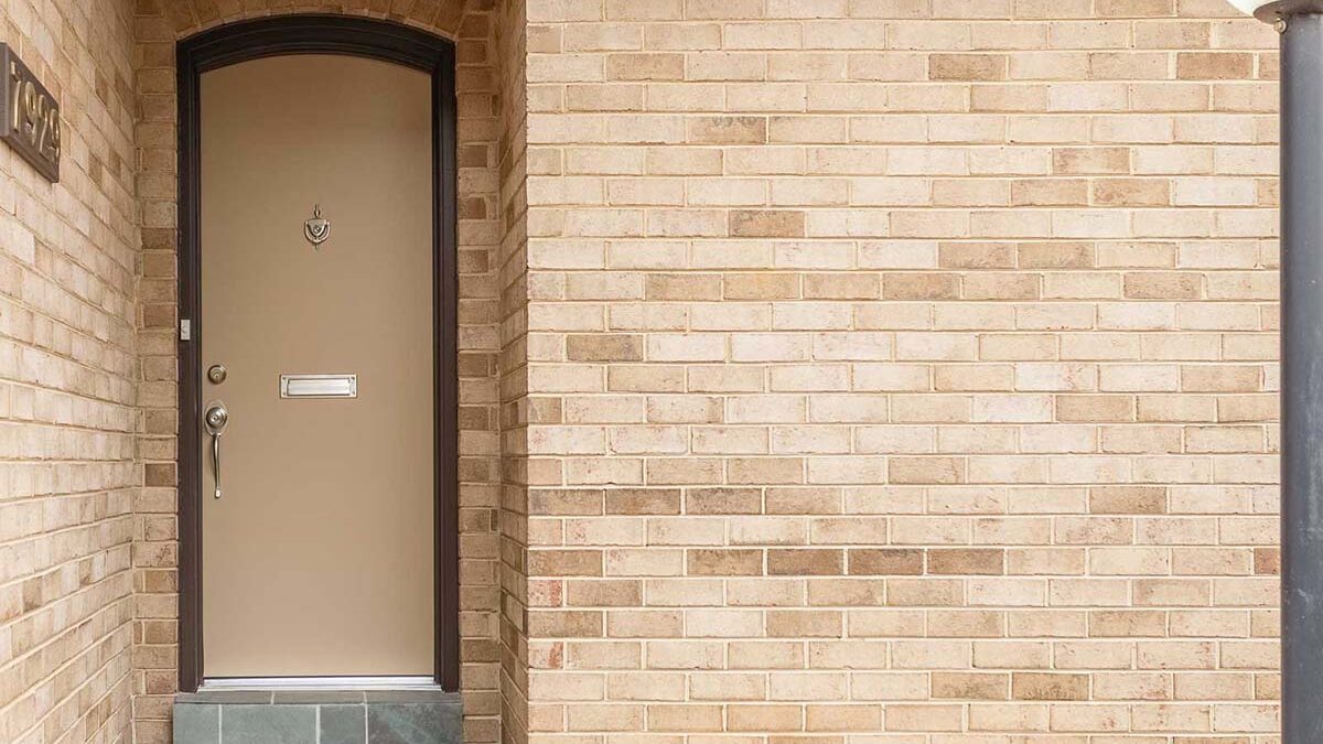 a newly installed entry door in baltimore md