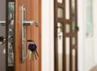 security features on a newly installed entry door