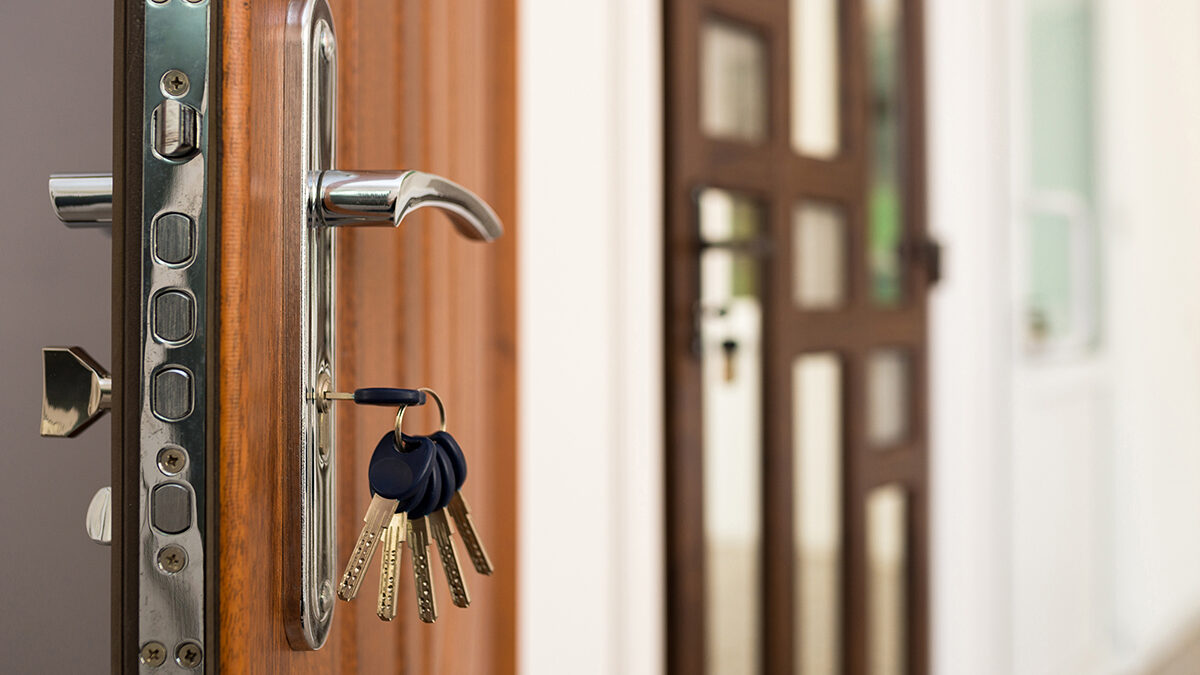 How-A-New-Door-Can-Improve-Your-Home’s-Security security features on a newly installed entry door