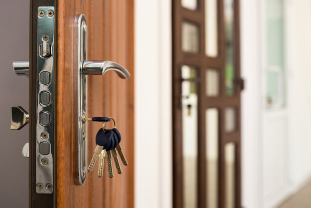 How-A-New-Door-Can-Improve-Your-Home’s-Security security features on a newly installed entry door