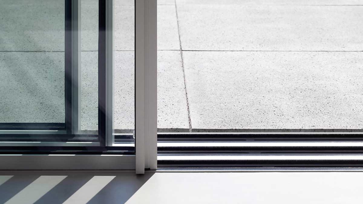 replacing a sliding glass door on a patio