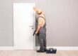 installer completes a door installation company near washington dc