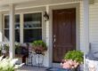 a standard exterior door